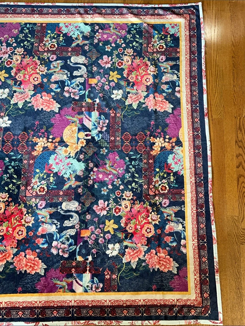 Johnny Was mcdreamer throw blanket with carrying case reversible ♥️ EUC